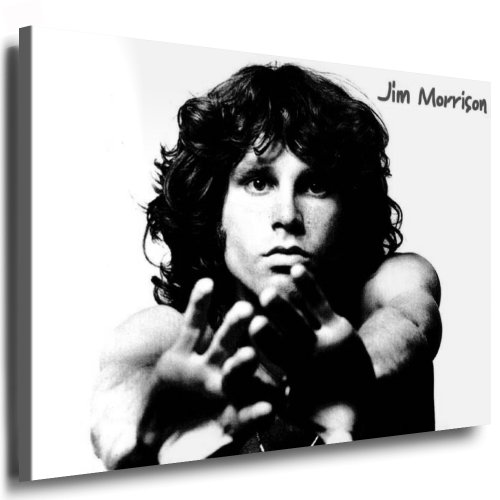 The Doors Kunstdruck - Jim Morrison Bild 100x70cm - Leinwandbild fertig auf Keilrahmen - Leinwandbilder, Wandbilder, Poster, Pop Art Gemälde, Kunst - Deko Bilder von fotoleinwand24