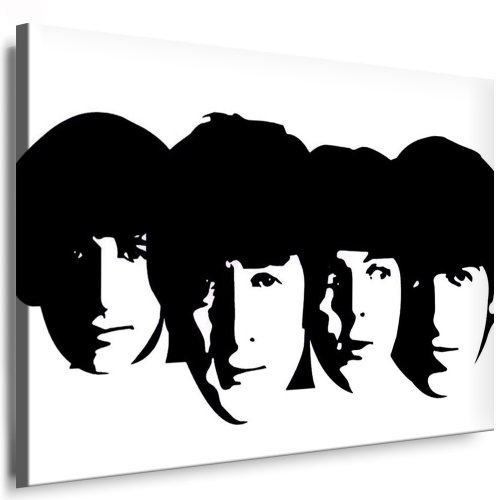 fotoleinwand24 Kunstdruck Beatles Lennon - Bild 100x70cm k. Poster ! Bild fertig auf Keilrahmen ! Pop Art Gemälde Kunstdrucke, Wandbilder - Bilder zur Dekoration - Deko. Musik Stars Kunstdrucke von fotoleinwand24