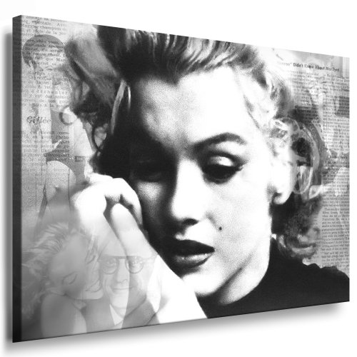 fotoleinwand24 Kunstdruck Marilyn Monroe Bild fertig auf Keilrahmen ! Pop Art Gemälde Kunstdrucke, Wandbilder, Bilder zur Dekoration - Deko. Film/Movie/Tv Stars Kunstdrucke von fotoleinwand24