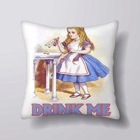 Alice Im Wunderland Trinken Mich - Kissen-Abdeckung Fall Oder Gefüllt Mit Einsatz Alice Im Wunderland Trinken Mich - Kissen-Abdeckung Fall Oder Gefüllt Mit Einsatz von foxyNfoxy