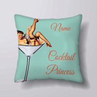 Anpassbare Personlized Cocktail Prinzessin - Kissen-Abdeckung Fall Oder Gefüllt Mit Einsatz Anpassbare Personlized Cocktail Prinzessin - Kissen-Abdeckung Fall Oder Gefüllt Mit Einsatz von foxyNfoxy