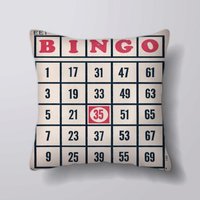 Bingo-Karte - Kann Anpassbar Personlized Kissen-Abdeckung Fall Oder Gefüllt Mit Einsatz Bingo-Karte - Kann Anpassbar Personlized Kissen-Abdeckung Fall Oder Gefüllt Mit Einsatz von foxyNfoxy