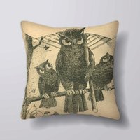 Eulen - Kann Anpassbar Personlized Kissen Abdeckung Fall Oder Gefüllt Mit Einsatz Eulen - Kann Anpassbar Personlized Kissen Abdeckung Fall Oder Gefüllt Mit Einsatz von foxyNfoxy