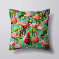 Flamingo Helle Muster Vogel - Kann Anpassbar Personlized Kissen Abdeckung Fall Oder Gefüllt Mit Einsatz Flamingo Helle Muster Vogel - Kann Anpassbar Personlized Kissen Abdeckung Fall Oder Gefüllt Mit Einsatz von foxyNfoxy