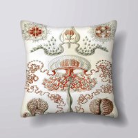 Gelee Fisch Vintage Tier - Kissen-Abdeckung Fall Oder Gefüllt Mit Einsatz von foxyNfoxy