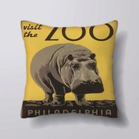 Philadelphia Besuchen Sie Den Zoo - Kissen Bezug Fall Oder Gefüllt Mit Einsatz Philadelphia Besuchen Sie Den Zoo - Kissen Bezug Fall Oder Gefüllt Mit Einsatz von foxyNfoxy