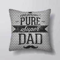 Reine Super Dad - Kann Anpassbar Personlized Kissen-Abdeckung Fall Oder Gefüllt Mit Einsatz von foxyNfoxy