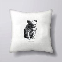 Vintage Bär Illustration - Anpassbare Personlized Kissen Abdeckung Fall Oder Gefüllt Mit Einsatz Vintage Bär Illustration - Anpassbare Personlized Kissen Abdeckung Fall Oder Gefüllt Mit Einsatz von foxyNfoxy