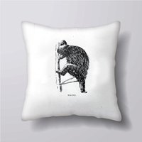 Vintage Bär Illustration - Anpassbare Personlized Kissen Abdeckung Fall Oder Gefüllt Mit Einsatz Vintage Bär Illustration - Anpassbare Personlized Kissen Abdeckung Fall Oder Gefüllt Mit Einsatz von foxyNfoxy