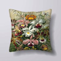 Vintage Blumenmuster Ernst Haeckel Illustration Orchidee - Kann Anpassbar Personlized Kissen Abdeckung Fall Oder Gefüllt Mit Einsatz von foxyNfoxy