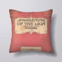 Vintage Buch Cover - Kann Anpassbar Personlized Kissen-Abdeckung Fall Oder Gefüllt Mit Einsatz von foxyNfoxy