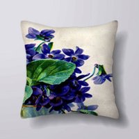 Vintage Lila Blumen - Anpassbare Personlized Kissen Abdeckung Fall Oder Gefüllt Mit Einsatz Vintage Lila Blumen - Anpassbare Personlized Kissen Abdeckung Fall Oder Gefüllt Mit Einsatz von foxyNfoxy