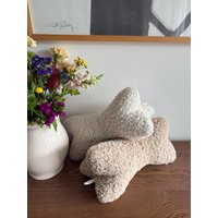 Teddy Leseknochen/ Nackenkissen Aus Bio Boucle von foxyandme