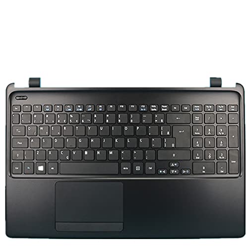 fqparts Laptop-Obergehäuse C-Schale & Touchpad & Tastatur for ACER for Aspire E5-551 E5-551G Schwarz US-englische Ausgabe von fqparts-cd
