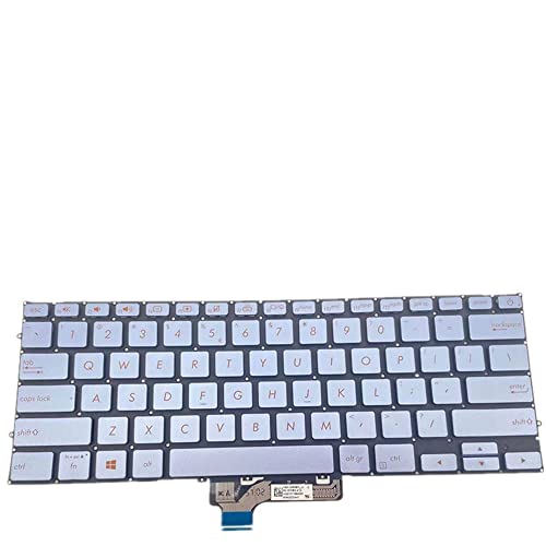 fqparts-cd Laptop Tastatur für ASUS for ZenBook 14 UM433DA UM433IQ Schwarz Amerikanische Version von fqparts-cd
