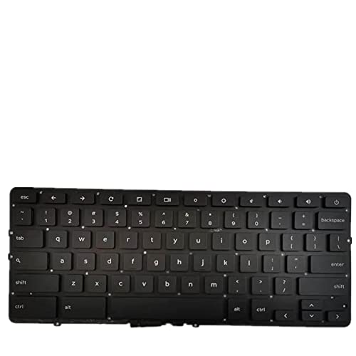 fqparts-cd Replacement Laptop Tastatur für for Dell for Chromebook 7310 Amerikanische Version Farbe Schwarz with Backlight 0NVHD0 von fqparts