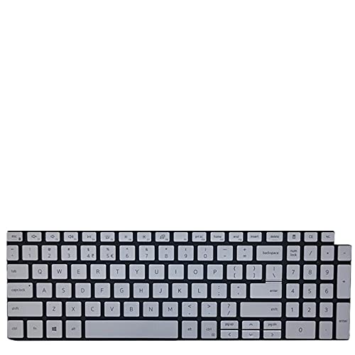 fqparts-cd Replacement Laptop Tastatur für for Dell for Inspiron 7500 Amerikanische Version Farbe Silber SG-62011-XUA V143625AS1 with Backlight von fqparts