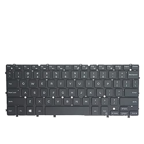 fqparts-cd Replacement Laptop Tastatur für for Dell for XPS 13 9350 Amerikanische Version Farbe Schwarz MP-11C73U4J920 AED13RO0110 with Backlight von fqparts