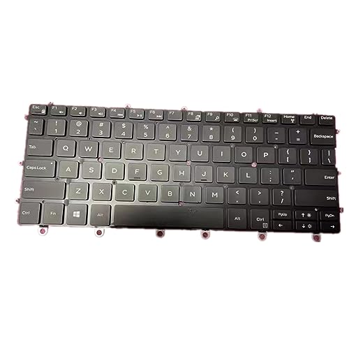 fqparts-cd Replacement Laptop Tastatur für for Dell for XPS 13 9365 Amerikanische Version Farbe Schwarz MP-11C73U4J920 AED13RO0113 with Backlight von fqparts