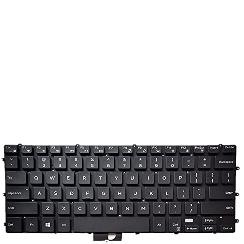 fqparts-cd Replacement Laptop Tastatur für for Dell for XPS 15 9550 Amerikanische Version Farbe Schwarz NSK-DJ601 with Backlight von fqparts