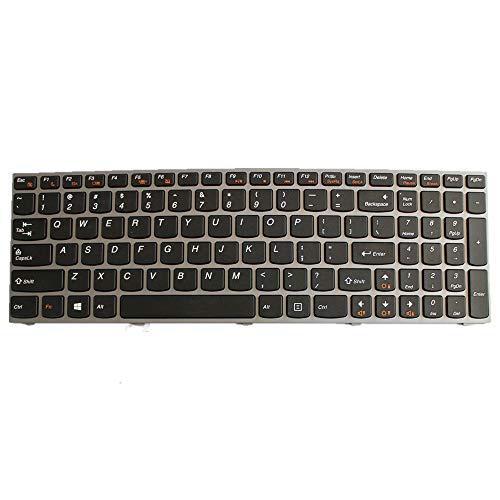 fqparts-cd Laptop Tastatur für Lenovo B5400 B5400A Schwarz Mit grauem Rahmen Amerikanische Version von fqparts-cd