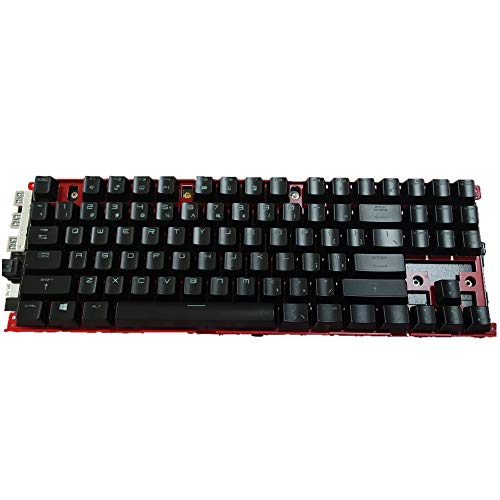 fqparts-cd Replacement Laptop Tastatur für for MSI GT83VR 6RE-007CN GT83VR 6RF-026CN Schwarz Amerikanische Version Mechanical Keyboard von fqparts