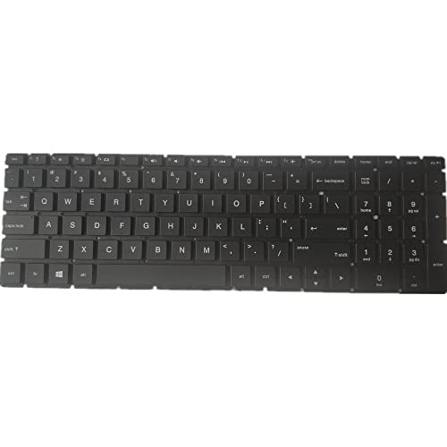 Laptop Tastatur für for HP Envy x360 15z-ee000 Schwarz Schwarz US-englische Ausgabe von fqparts