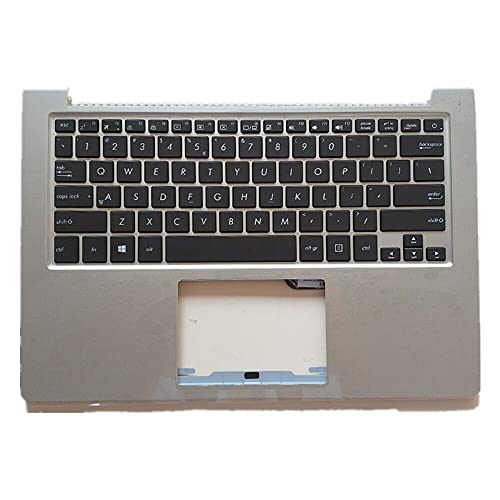 fqparts Replacement Laptop-Obergehäuse C-Schale & Tastatur für for ASUS ZENBOOK UX330 UX330UA Silber US-englische Ausgabe Layout der kleinen Eingabetaste von fqparts