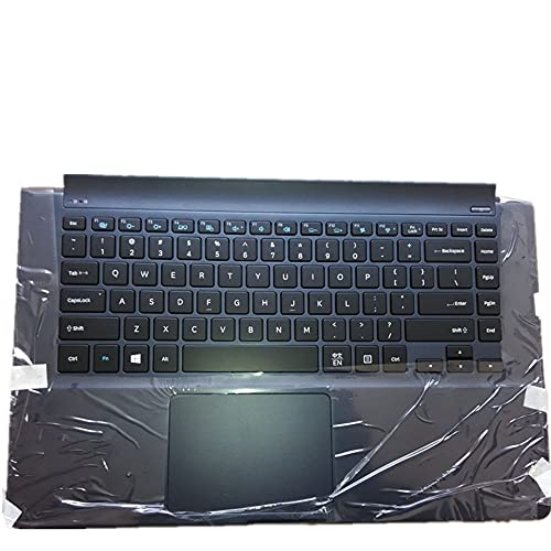 fqparts Laptop-Obergehäuse C-Schale & Touchpad & Tastatur for Samsung NP900X3T Schwarz US-englische Ausgabe von fqparts