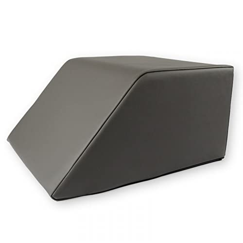 Stufenlagerungswürfel mit Schräge, Bandscheibenwürfel, Lagerungswürfel, mit viskoelastischer Schicht Farbe Grau von fränkische Schlaf-Manufaktur