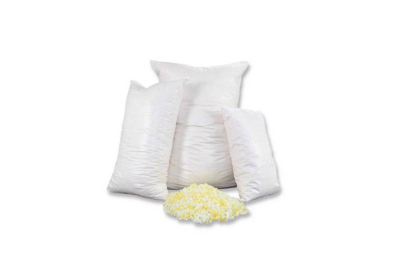 fränkische Schlaf-Manufaktur Kissenfüllung 1kg Kaltschaumflocken, Schaumstoffflocken für Kissenfüllungen, Basteln fränkische Schlaf-Manufaktur Kissenfüllung 1kg Kaltschaumflocken, Schaumstoffflocken für Kissenfüllungen, Basteln von fränkische Schlaf-Manufaktur