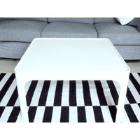 Designer Tisch Von Horn 60-70Er Jahre Beistelltisch Couchtisch Weiß Loft Industrial Ddr-Design Ddr Space Age von fraeuleinalpenrose