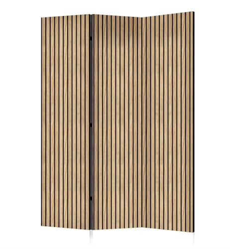 framed concept Paravent Raumteiler | Holzrahmen | 135x172 cm, 3-teilig beidseitig, Sichtschutzwand von framed concept
