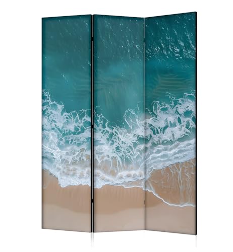 framed concept - Paravent Raumteiler Holz 135x172 cm, 3-teilig einseitig, Sichtschutzwand von framed concept