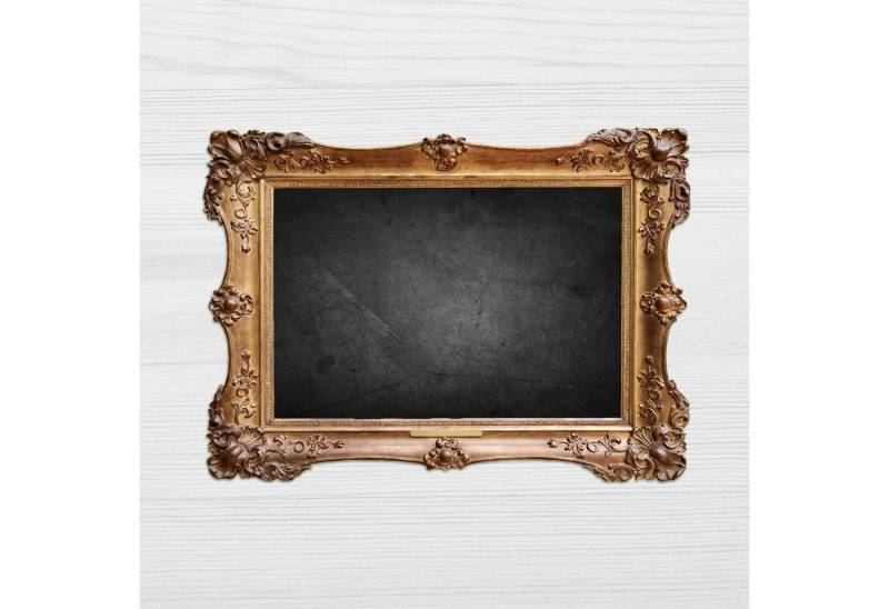 framepad.de Platzset Tischset abwaschbar - Framepad "Genua" in gold, (1-St., 44 x 32cm), Tischset in eleganter Bilderrahmen-Optik aus erstklassigem Vinyl von framepad.de