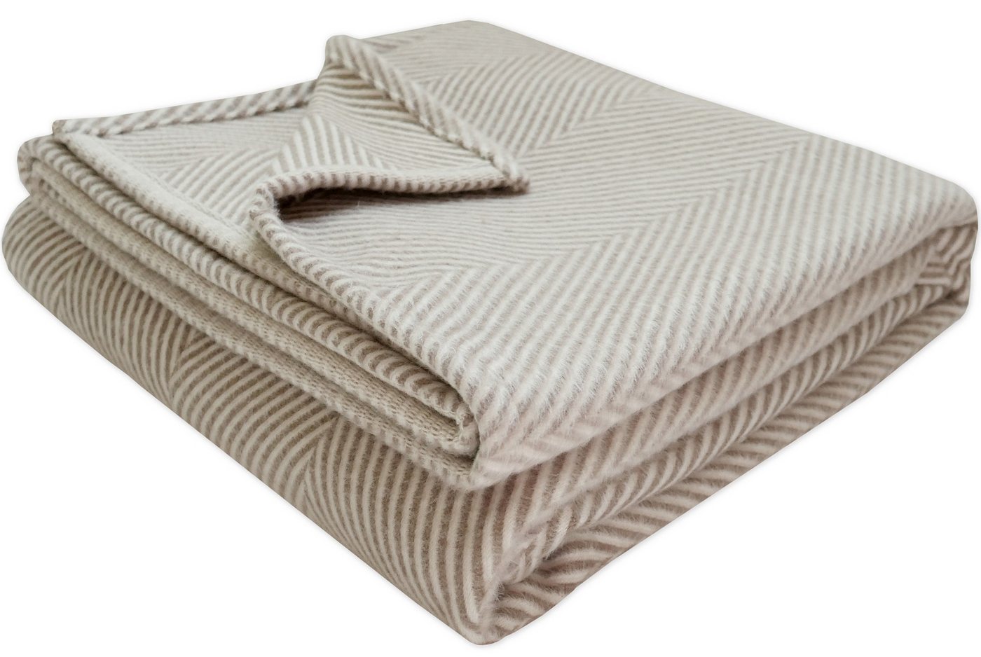 Wohndecke Flanell Fischgrät 150 x 200 cm, framsohn frottier von framsohn frottier