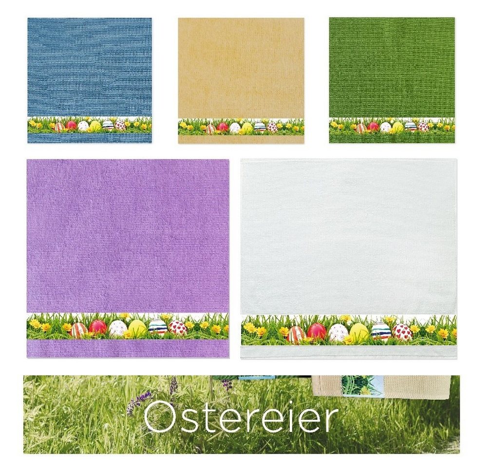 framsohn frottier Geschirrtuch framsohn Geschirrtuch Frottier 'Ostereier' 50 x 50 cm, (1-tlg) von framsohn frottier