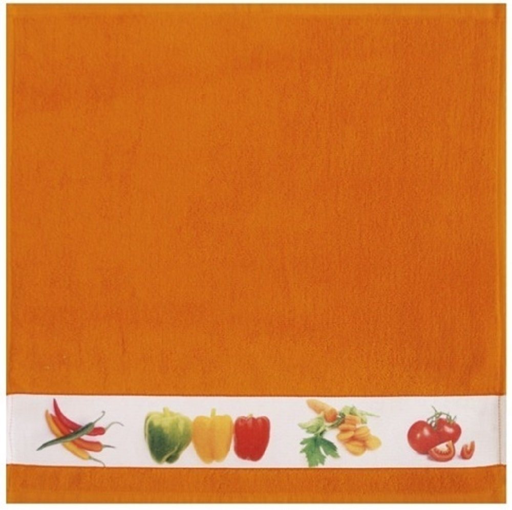 framsohn frottier Geschirrtuch framsohn Geschirrtuch Zwirn Gemüse" 50 x 50 cm Orange" von framsohn frottier