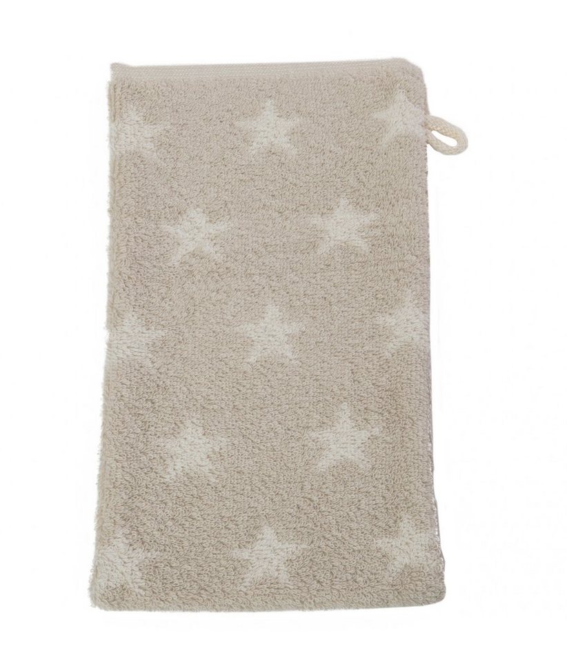 framsohn frottier Waschhandschuh framsohn Kinderwaschhandschuh 'Organic Stars' 22 x 16 cm von framsohn frottier