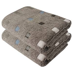 home24 Handtuch-Set Quattro 2er-Set 50 x 100cm Braun/Taupe von home24