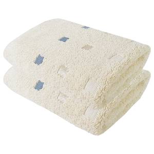 home24 Handtuch-Set Quattro 2er-Set 50 x 100cm Beige/Champagner von home24