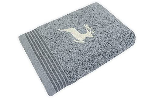 framsohn Frottier Gästetuch 'Hirsch' 30 x 50 cm Graphit framsohn Frottier Gästetuch 'Hirsch' 30 x 50 cm Graphit von framsohn