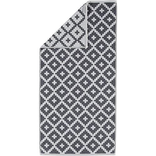 framsohn Handtücher Graphics Rauten anthrazit - 009 von framsohn