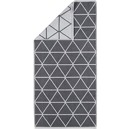 framsohn Handtücher Graphics Triangle anthrazit - 009 Handtuch 50x100 cm von YAMOOCO