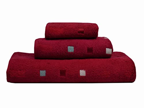 framsohn Walkfrottier Baumwolle Micromodal Handtücher Quattro 80x160 cm Duschtuch Bordeaux von framsohn