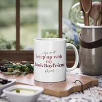 Kaffee Becher/ My Book Boyfriend/ Geschenke Für Frauen/ Leser/Personalisiertes Geschenk Becher Personalisiert/ Lesefreunde von francoiselafleur