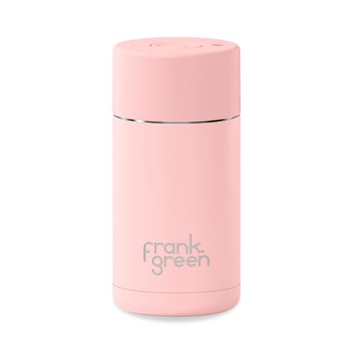 frank green Wiederverwendbarer Keramikbecher – Reise-Kaffeetasse, Edelstahl-Kaffeetasse, isolierter Becher – Druckknopfdeckel – 340 ml – Rouge frank green Wiederverwendbarer Keramikbecher – Reise-Kaffeetasse, Edelstahl-Kaffeetasse, isolierter Becher – Druckknopfdeckel – 340 ml – Rouge von frank green