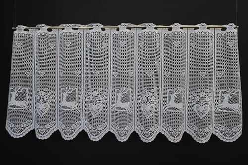 Scheibengardinen 45 - 49 cm hoch 26cm Window Curtain 45cm Length von frankgardinen