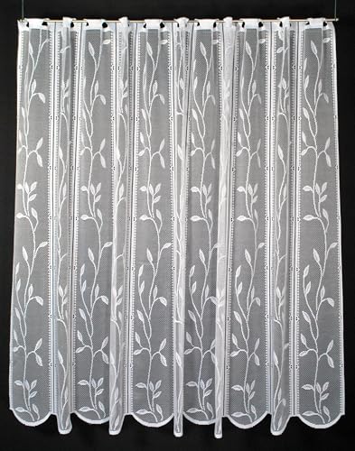Scheibengardinen 90 - 130 cm hoch 6.10 Roman Blinds Net Curtains Height 47.24 von frankgardinen