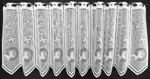 Scheibengardinen 45 - 49 cm hoch 0.25 m Curtain Panels Curtains Butterflies 45 cm High von frankgardinen